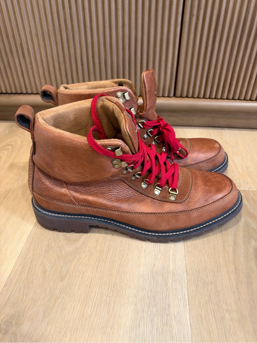 Cole Haan Keaton Hiker II Waterproof Brown Leather size 12